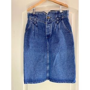 VINTAGE denim skirt